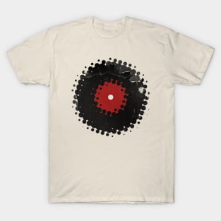 Vinyl Record with Halftone T-Shirt